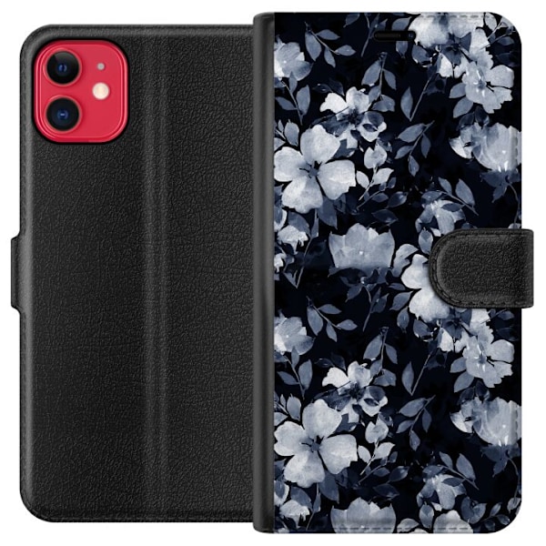 Apple iPhone 11 Tegnebogsetui Blomster