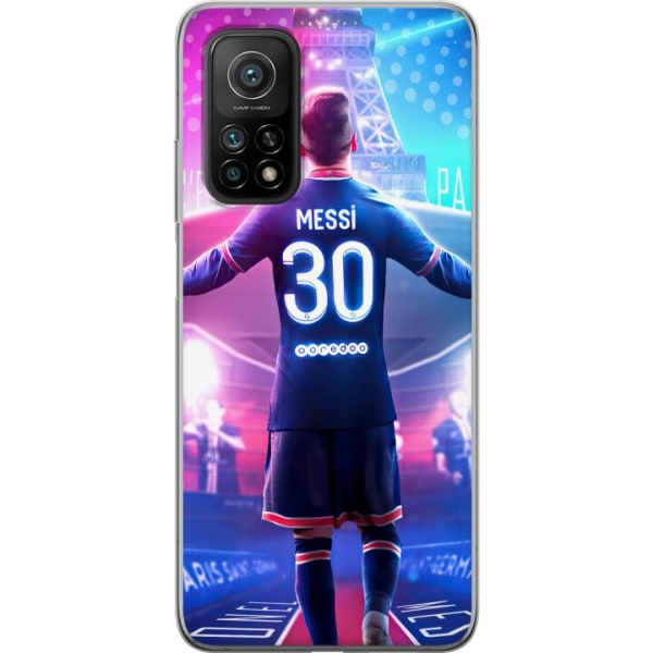 Xiaomi Mi 10T 5G Gennemsigtig cover Messi