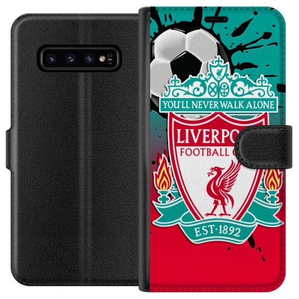 Samsung Galaxy S10 Tegnebogsetui Liverpool