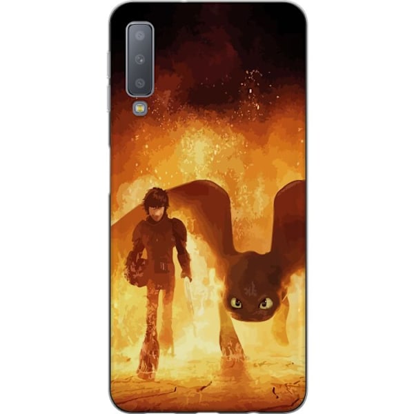 Samsung Galaxy A7 (2018) Gennemsigtig cover Drage Træner