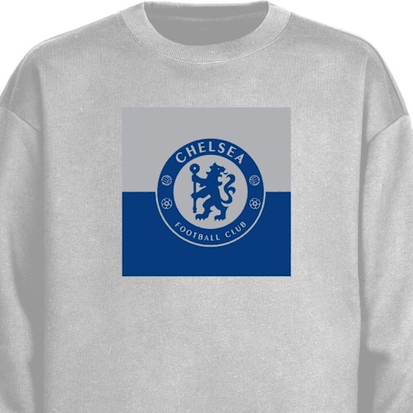 Sweatshirt för Vuxen | Klassisk Collegetröja Chelsea grå XL