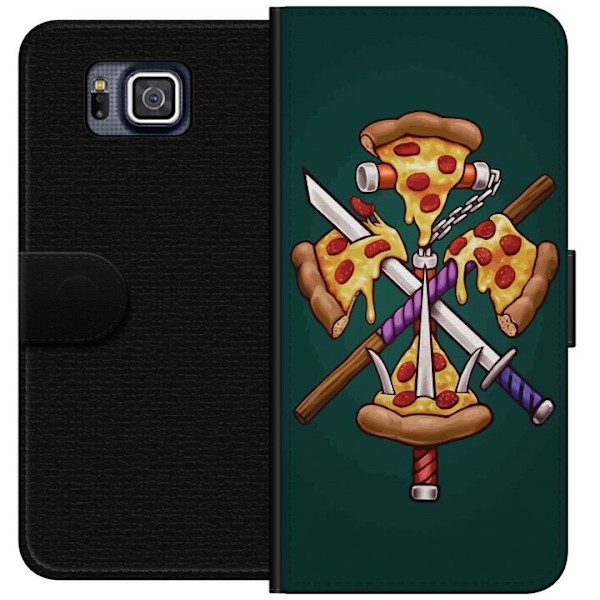 Samsung Galaxy Alpha Lompakkokotelo Pizza