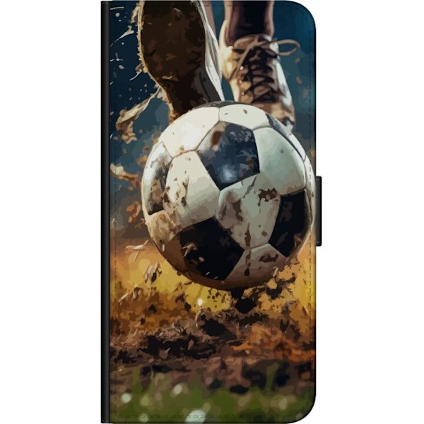 OnePlus 7T Tegnebogsetui Fodbold