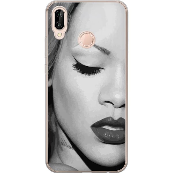 Huawei P20 lite Läpinäkyvä kuori Rihanna – Aesthetic Edit 2025