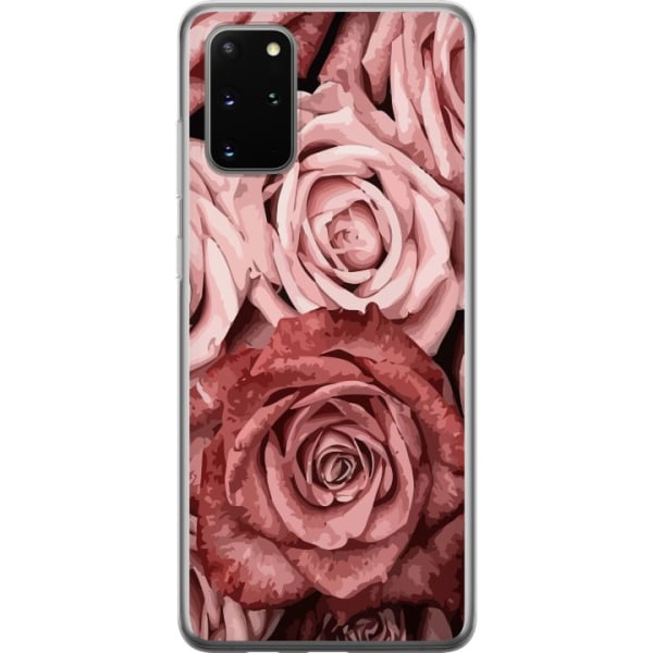 Samsung Galaxy S20+ Läpinäkyvä kuori Ruusut