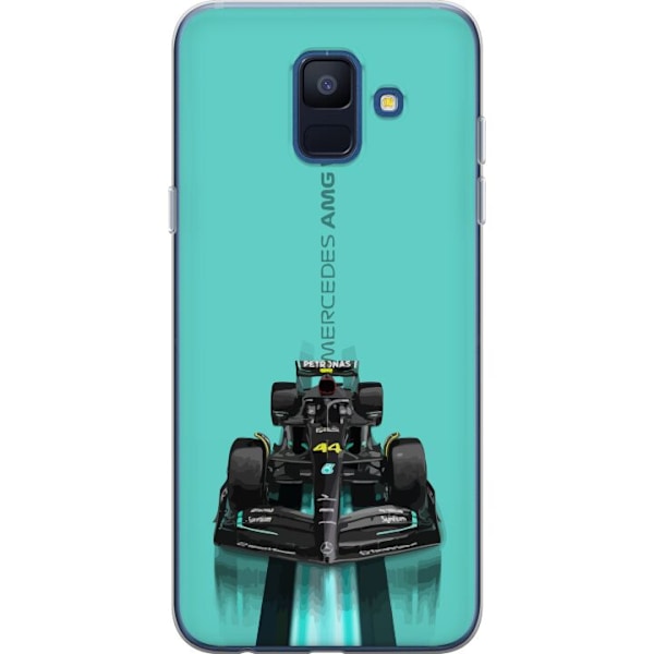 Samsung Galaxy A6 (2018) Gjennomsiktig deksel Mercedes F1