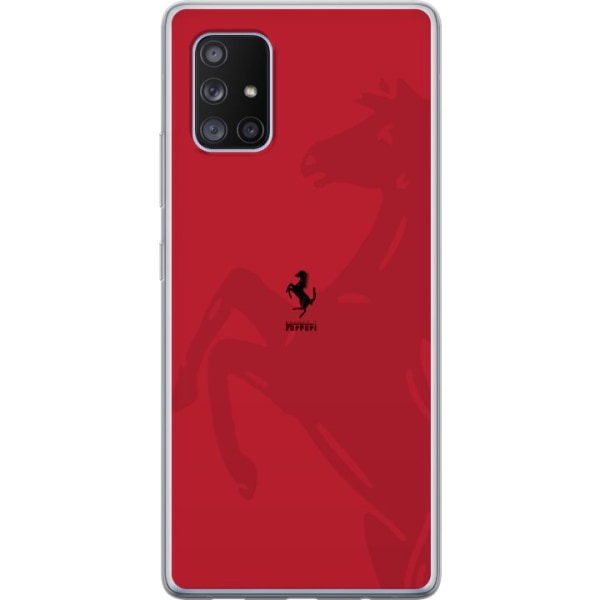 Samsung Galaxy A71 5G Läpinäkyvä kuori Ferrari