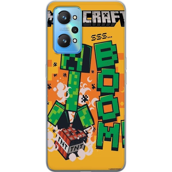 Realme GT Neo2 Läpinäkyvä kuori Minecraft Boom