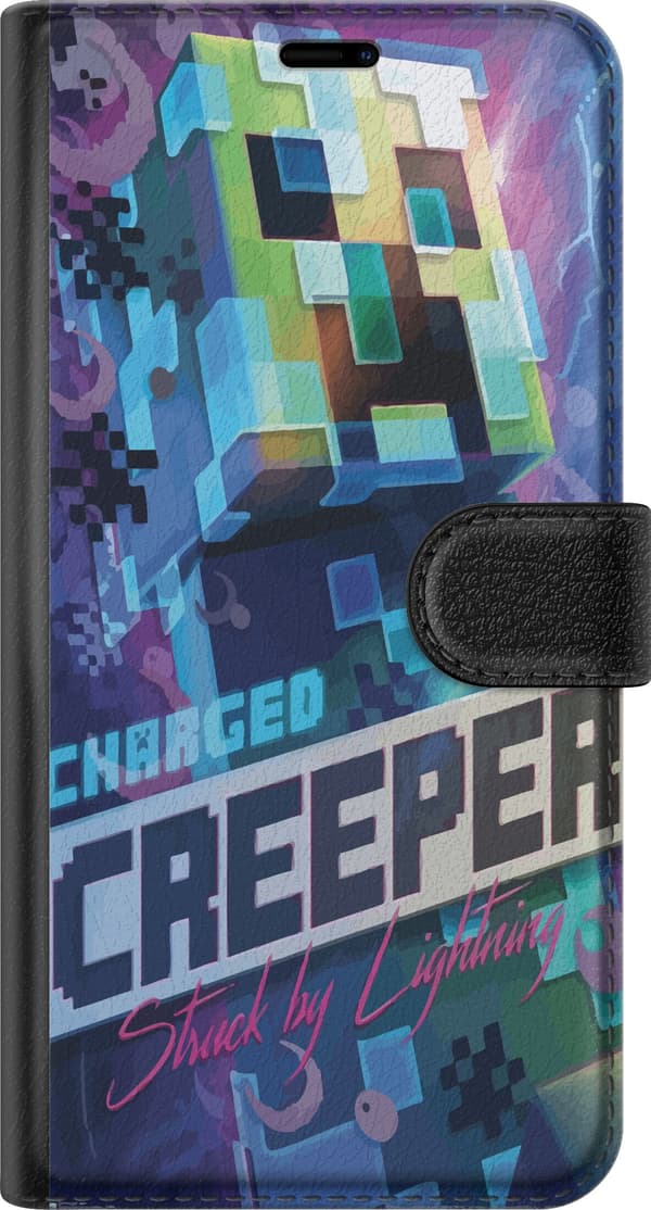 Kompatibelt Plånboksfodral till Apple iPhone 11 Minecraft Creeper
