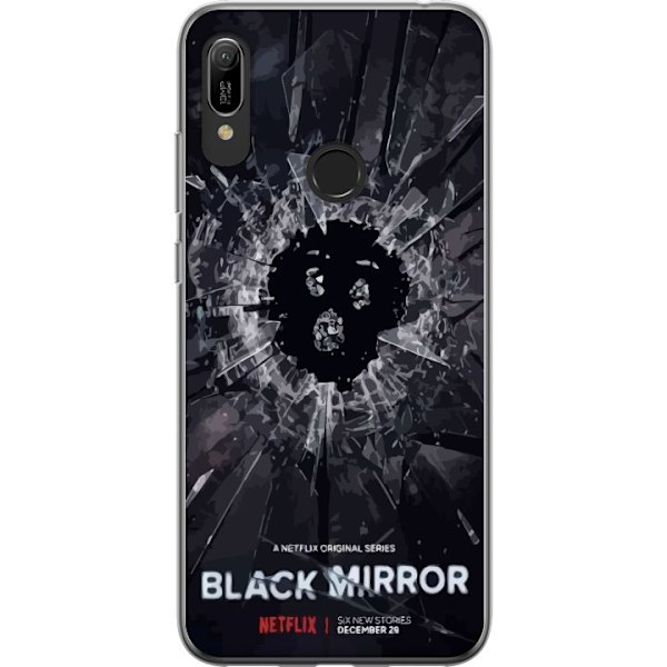 Huawei Y6 (2019) Genomskinligt Skal Black Mirror Sci-Fi Netfli