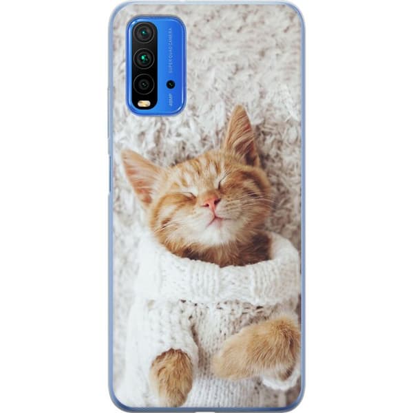 Kompatibelt Mobildeksel til Xiaomi Redmi 9T Katt