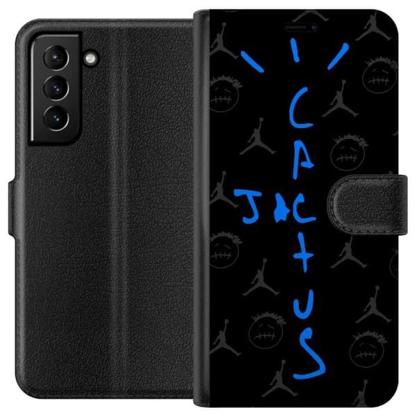 Kompatibel Tegnebogsetui til Samsung Galaxy S21+ 5G Kaktus