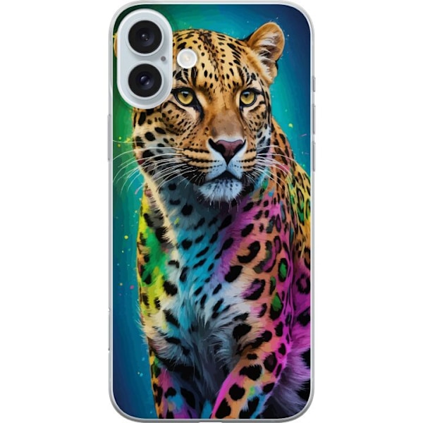 Apple iPhone 16 Plus Läpinäkyvä kuori Leopard