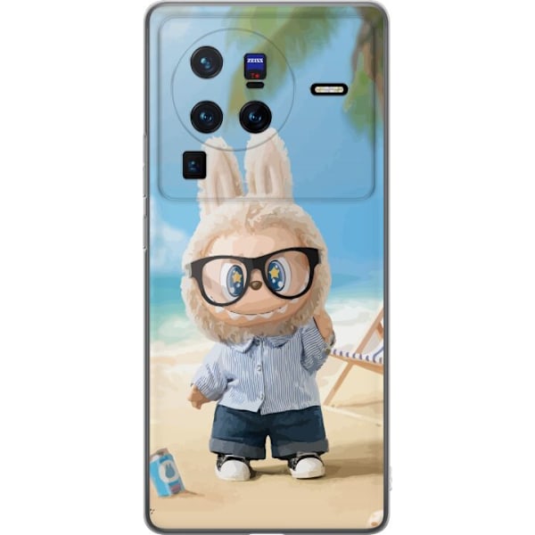 vivo X80 Pro Läpinäkyvä kuori Labubu Tummat Unelmat