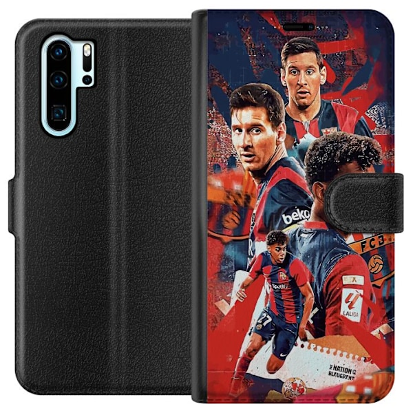 Huawei P30 Pro Tegnebogsetui Yamal Lamine x Messi