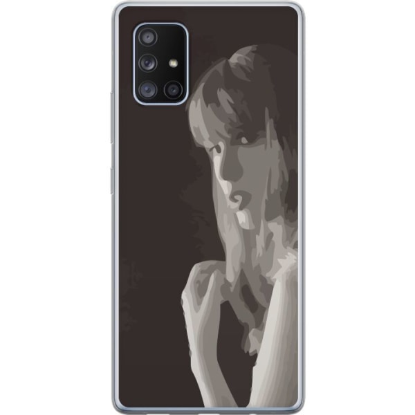 Samsung Galaxy A71 5G Genomskinligt Skal Taylor Swift - TTPD