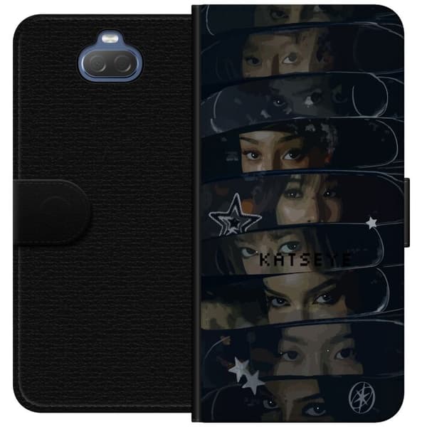 Kompatibel Tegnebogsetui til Sony Xperia 10 KATSEYE sort