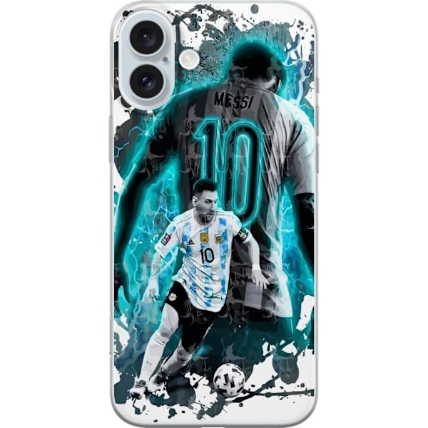 Apple iPhone 16 Plus Gjennomsiktig deksel Messi