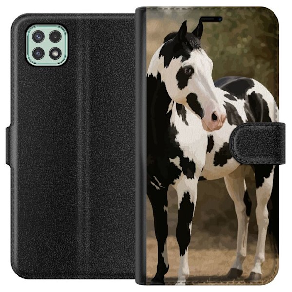 Samsung Galaxy A22 5G Plånboksfodral Vacker Häst – elegant