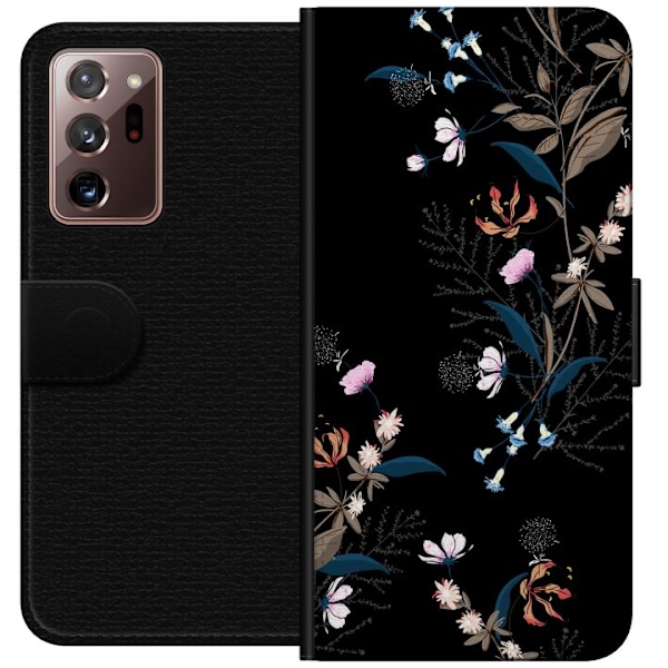 Samsung Galaxy Note20 Ultra Tegnebogsetui Blomster