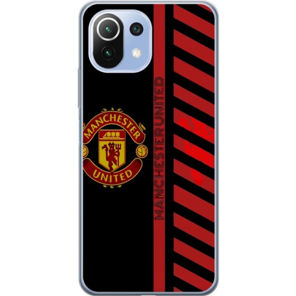Xiaomi Mi 11 Lite Gennemsigtig cover Manchester United