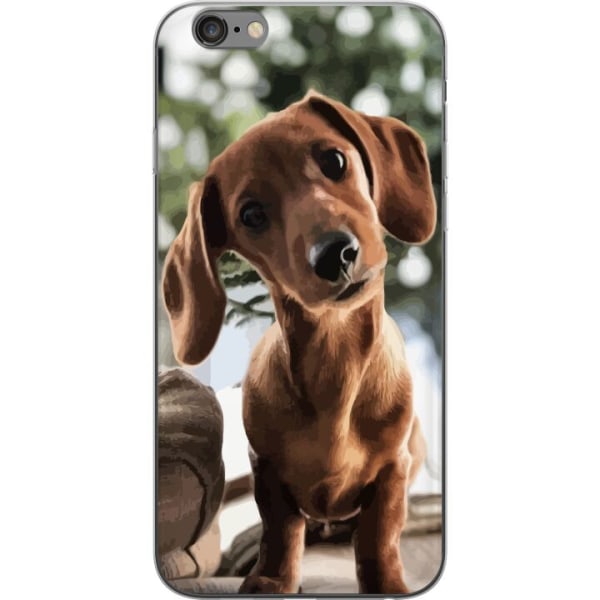 Apple iPhone 6s Plus Gennemsigtig cover Ung Hund