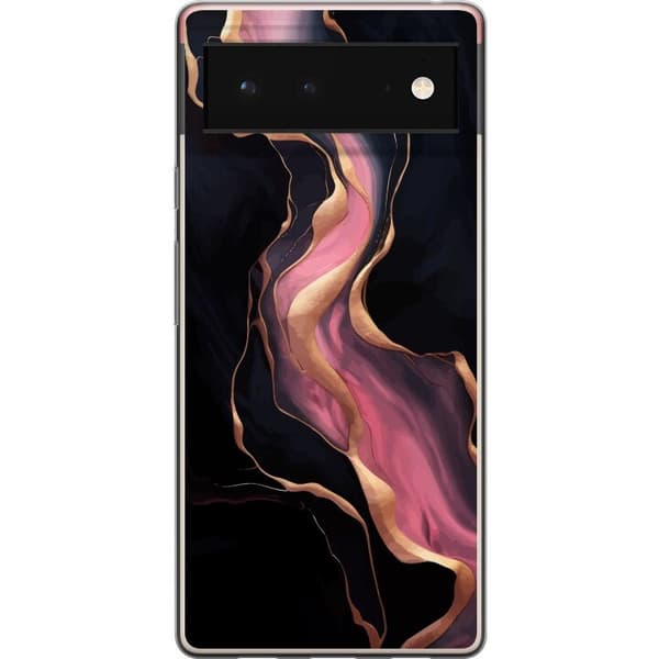 Kompatibelt Mobildeksel til Google Pixel 6 Marmor Mønster Luksus Design Natur