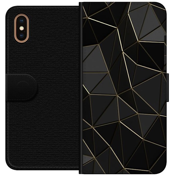 Apple iPhone XS Max Tegnebogsetui Midnat