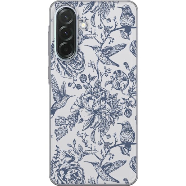 Samsung Galaxy A36 Läpinäkyvä kuori Kukat & Linnut - Romant