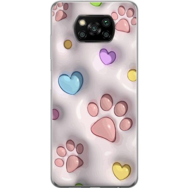 Xiaomi Poco X3 NFC Gennemsigtig cover Fluffy Poter