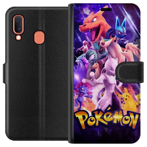 Samsung Galaxy A20e Lommeboketui Pokemon