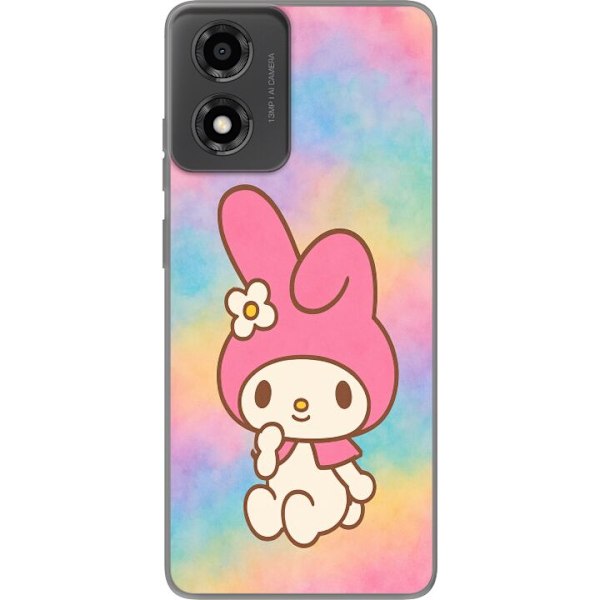 Motorola Moto E14 Genomskinligt Skal Kawaii Sanrio My Melody