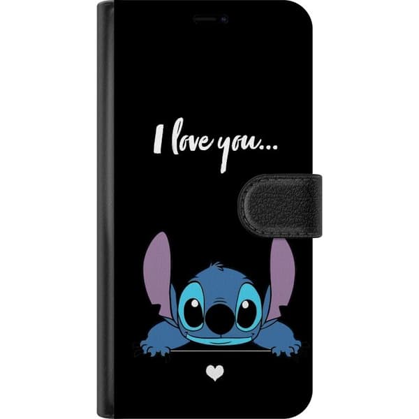 Yhteensopiva Lompakkokotelo Apple iPhone 13 mini Stitch Minä Rakastan Sinua