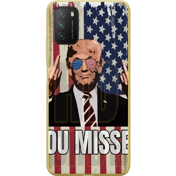 Xiaomi Poco M3  Gjennomsiktig deksel Trump