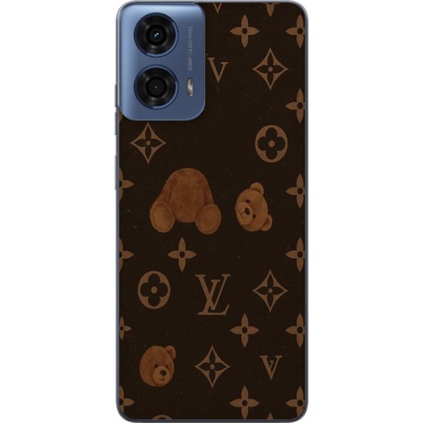 Motorola Moto G04 Gennemsigtig cover Plush Luxe