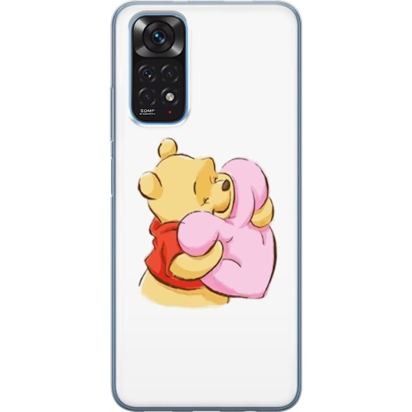 Xiaomi Redmi Note 11S Gennemsigtig cover Nalle Puh Knus