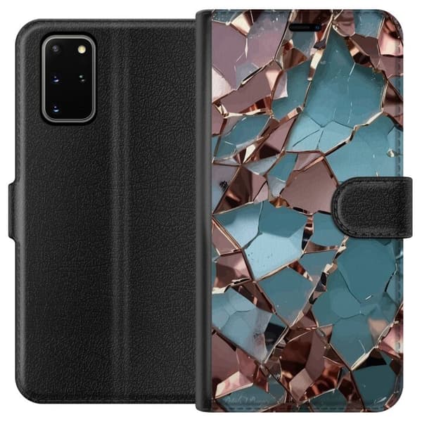 Yhteensopiva Lompakkokotelo Samsung Galaxy S20+ Marmorin eleganssi
