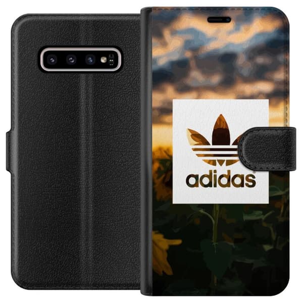 Kompatibelt Lommeboketui til Samsung Galaxy S10+ Adidas