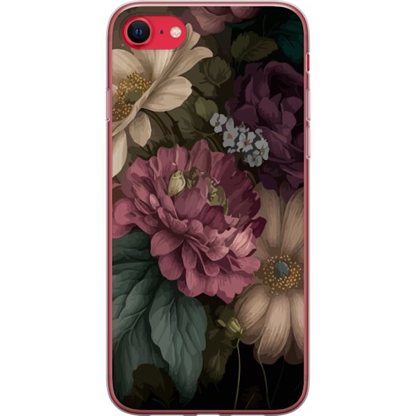 Apple iPhone SE (2020) Läpinäkyvä kuori Kukat