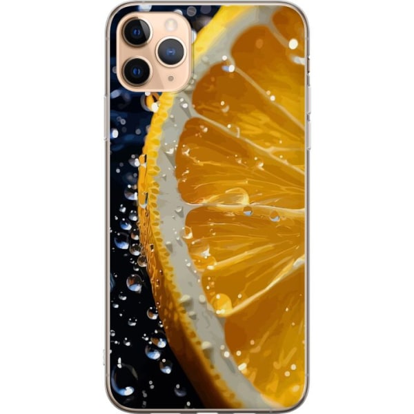 Apple iPhone 11 Pro Max Gjennomsiktig deksel Appelsin