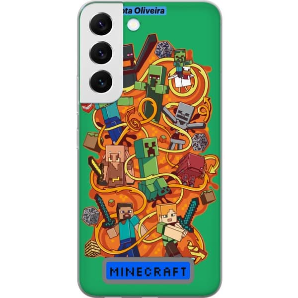 Kompatibelt Mobildeksel til Samsung Galaxy S22 5G Minecraft
