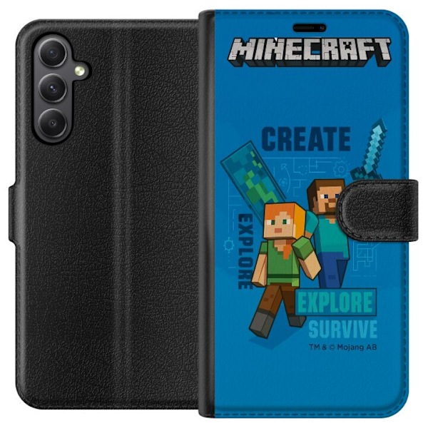 Samsung Galaxy S23 FE Tegnebogsetui Minecraft Huler
