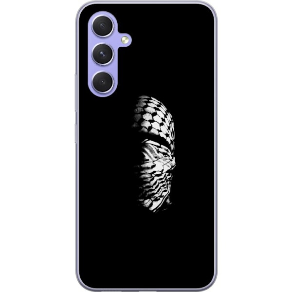 Samsung Galaxy A54 Läpinäkyvä kuori Keffiyeh-kuviointi - kl