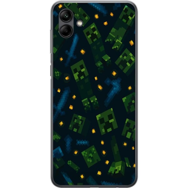 Samsung Galaxy A05 Läpinäkyvä kuori Minecraft Dungeons Mob