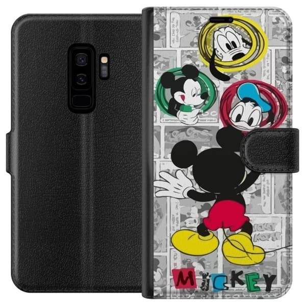 Kompatibel Tegnebogsetui til Samsung Galaxy S9+ Mickey Mouse