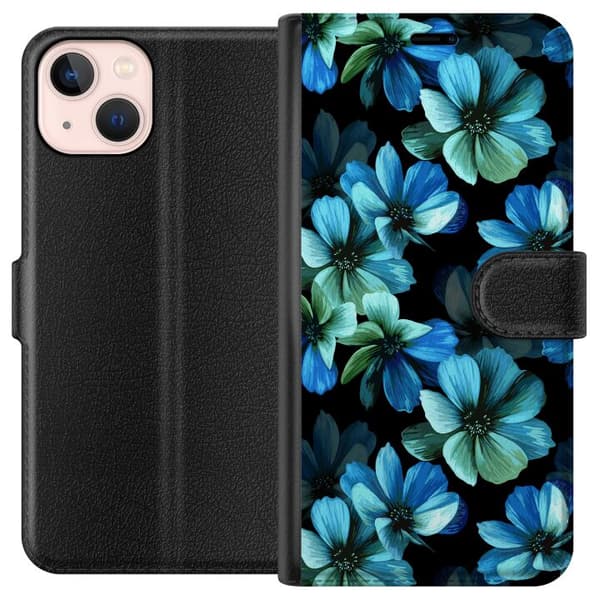 Kompatibel Tegnebogsetui til Apple iPhone 13 mini Blomster