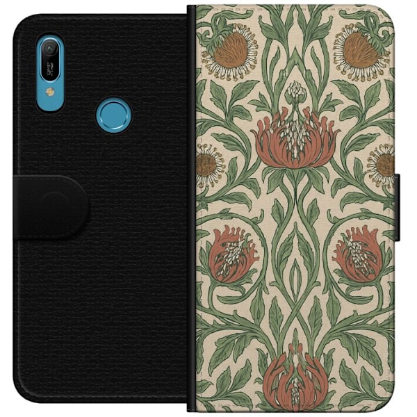 Huawei Y6 (2019) Tegnebogsetui Blad Detaljer
