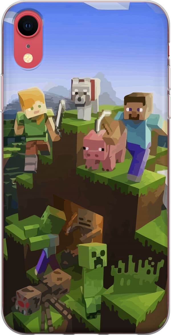 Kompatibel Mobilcover til Apple iPhone XR MineCraft