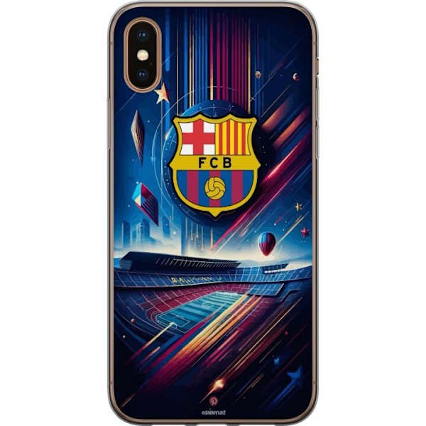 Apple iPhone XS Max Genomskinligt Skal FC Barcelona