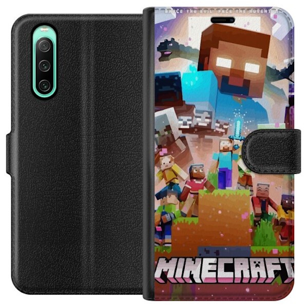 Sony Xperia 10 IV Tegnebogsetui Minecraft